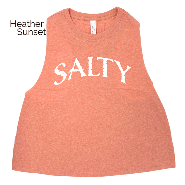 Salty Crop Tank - Liberte Lifestyles fitness tanks