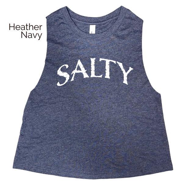 Salty Crop Tank - Liberte Lifestyles fitness tanks