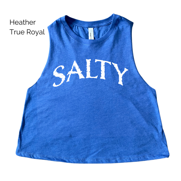 Salty Crop Tank - Liberte Lifestyles fitness tanks