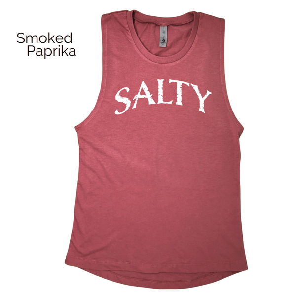 Salty Muscle Tank - Liberte Lifestyles Fitness Tops