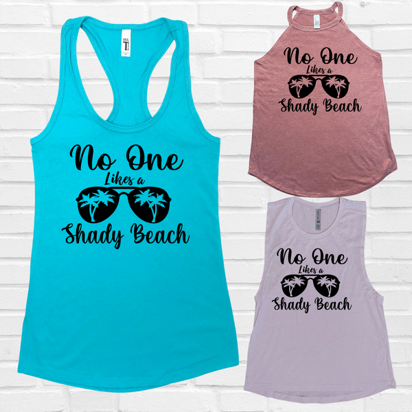 No one likes a shady beach tank - Liberte Lifestyles fitness tanks