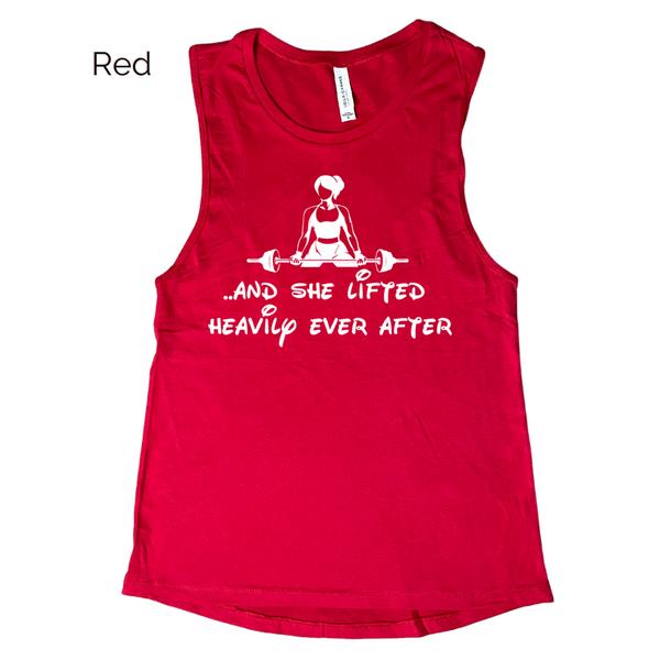 And she lifted heavily ever after tank - Liberte Lifestyles Workout Tanks