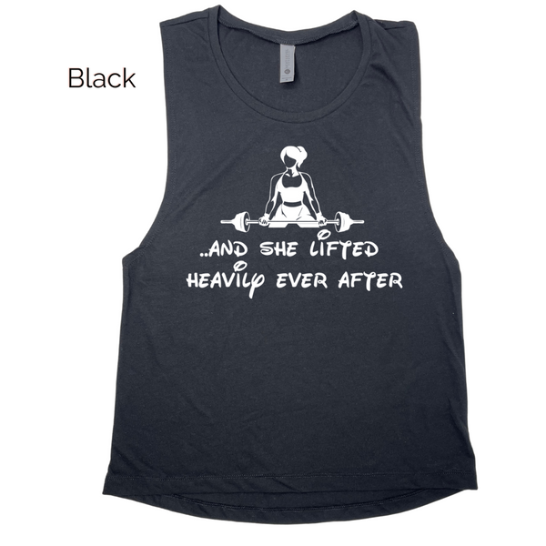 And she lifted heavily ever after tank - Liberte Lifestyles Workout Tanks