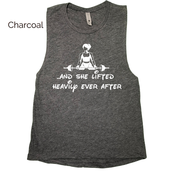 And she lifted heavily ever after tank - Liberte Lifestyles Workout Tanks