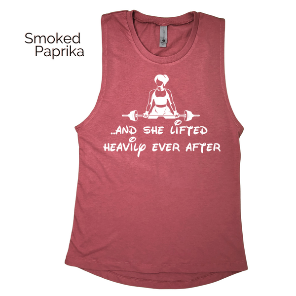 And she lifted heavily ever after tank - Liberte Lifestyles Workout Tanks