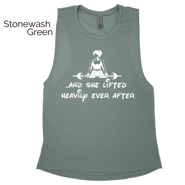 And she lifted heavily ever after tank - Liberte Lifestyles Workout Tanks