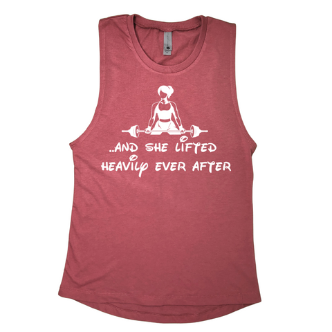 She Lifted Heavily Ever After Muscle Tank