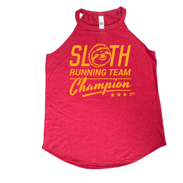 sloth running team champion rocker tank - Liberte lifestyles running tops