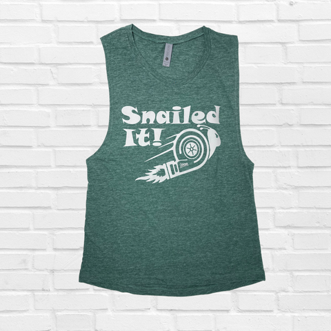 Snailed It Muscle Tank