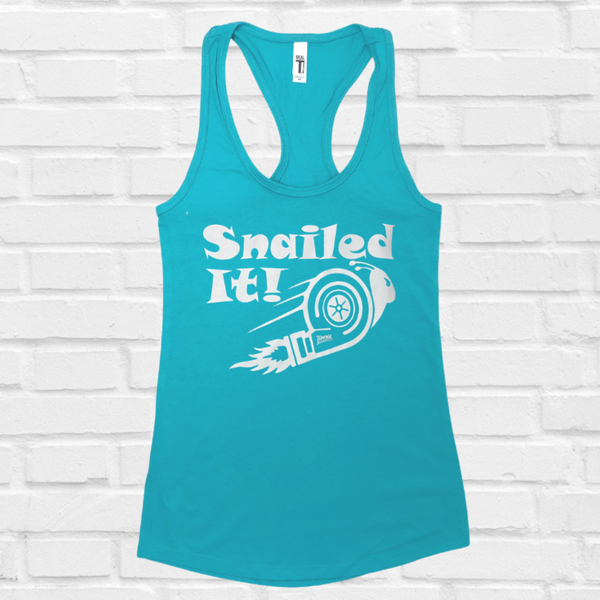 Snailed It racerback tank - Liberte Lifestyles workout tanks