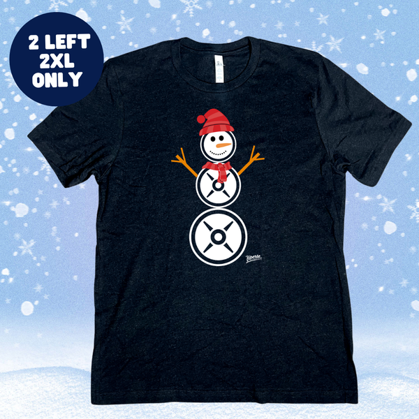 Snowman Tee - Black - 2XL only - FINAL SALE