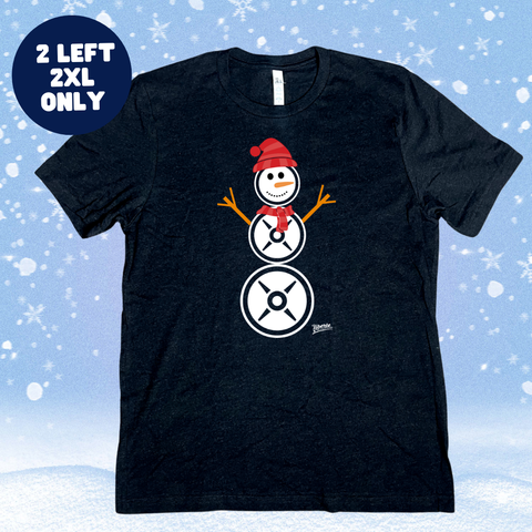 Snowman Tee - Black - 2XL only - FINAL SALE