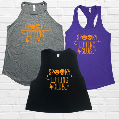 Spooky Lifting Club Tank - Liberte Lifestyles Fitness Tees