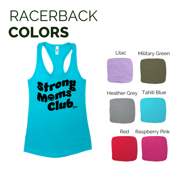 Strong Moms Club Tank - Liberte Lifestyles Fitness Tanks