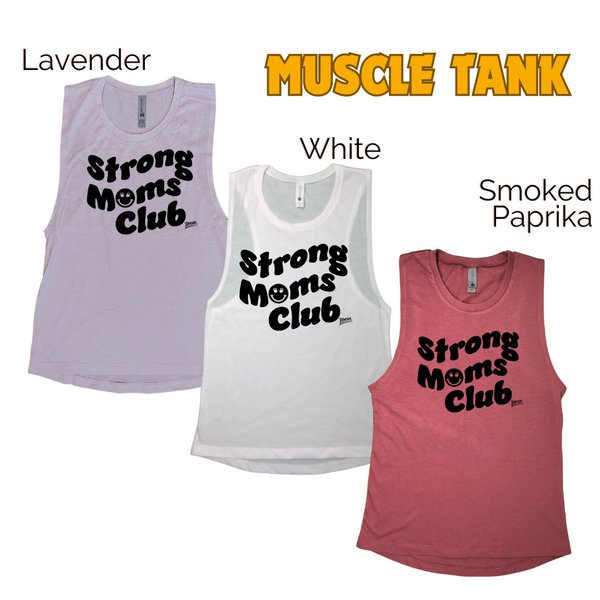 Strong Moms Club Tank - Liberte Lifestyles Fitness Tanks