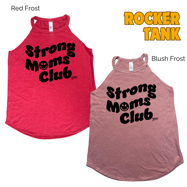 Strong Moms Club Tank - Liberte Lifestyles Fitness Tanks