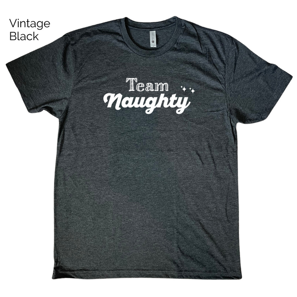 Team Naughty or Team Nice-ish Tee - Liberte Lifestyles Christmas Tees