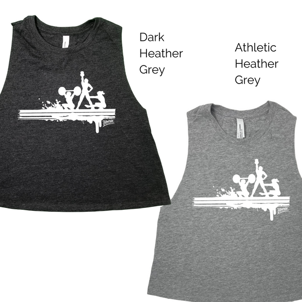 That crossfit life crop tank - Liberte Lifestyles fitness tanks