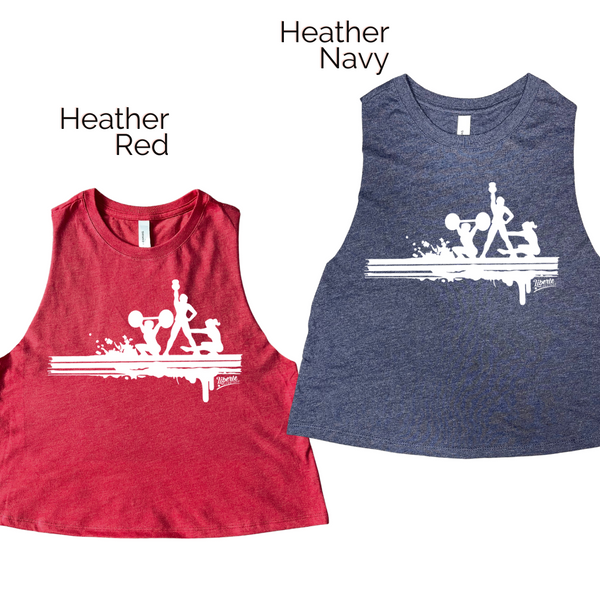 That crossfit life crop tank - Liberte Lifestyles fitness tanks