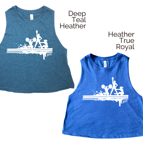 That crossfit life crop tank - Liberte Lifestyles fitness tanks