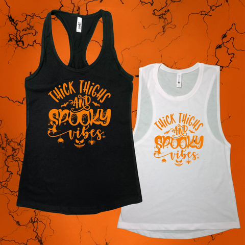 Thick Thighs and Spooky Vibes Tank