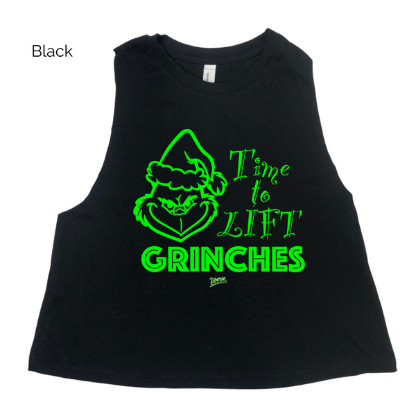 Time to lift christmas workout tank. Liberte Lifestyles Christmas gym tank.