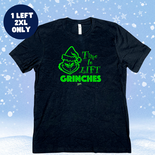 Time to Lift Christmas Tee - Black - 2XL only - FINAL SALE