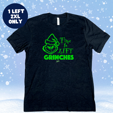 Time to Lift Christmas Tee - Black - 2XL only - FINAL SALE