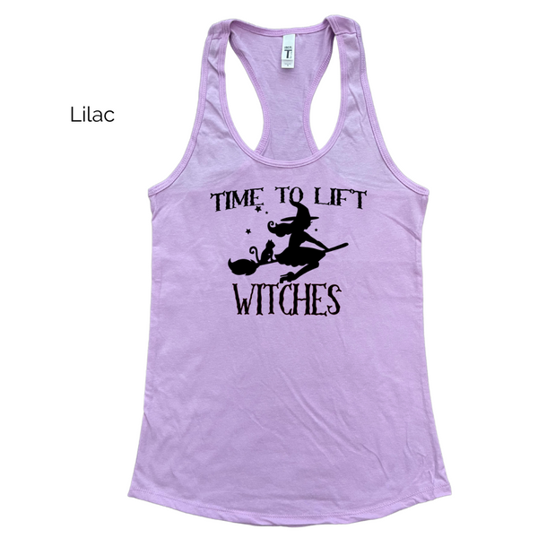 Time to Lift Witches Racerback Tank