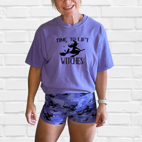 Time to Lift Witches Tee - Violet