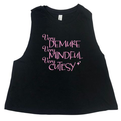 Very Demure Crop Tank