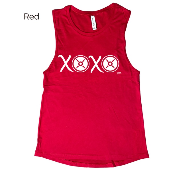 XOXO tank - Liberte Lifestyles Valentines Day Workout Tanks 