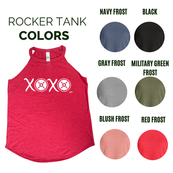 XOXO tank - Liberte Lifestyles Valentines Day Workout Tanks 