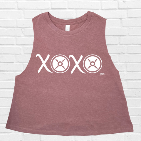 xoxo valentines day lifting tank - liberte lifestyles fitness gym apparel & accessories