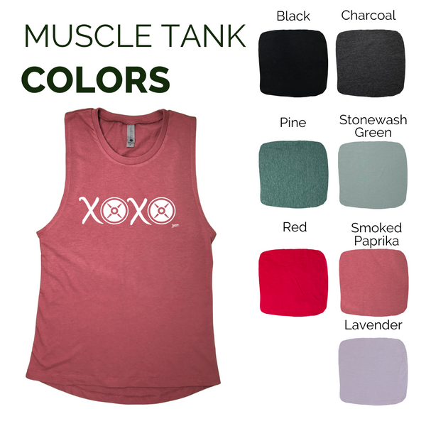 XOXO tank - Liberte Lifestyles Valentines Day Workout Tanks 