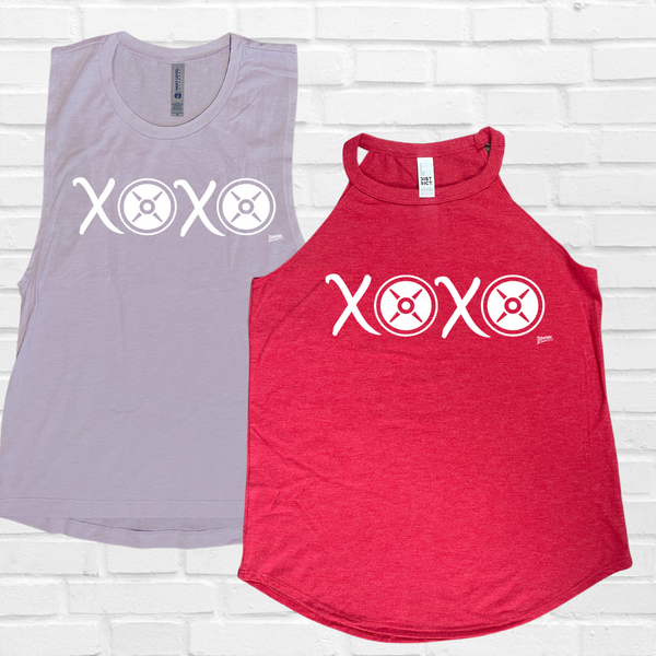 XOXO tank - Liberte Lifestyles Valentines Day Workout Tanks 