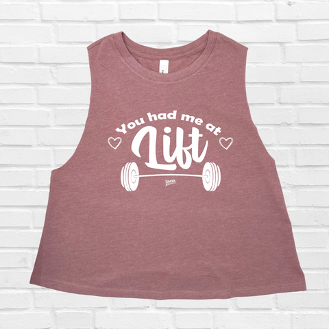 You had me at Lift Crop Tank