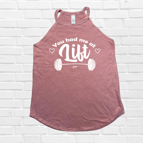 You had me at lift Rocker Tank - Blush Frost - FINAL SALE