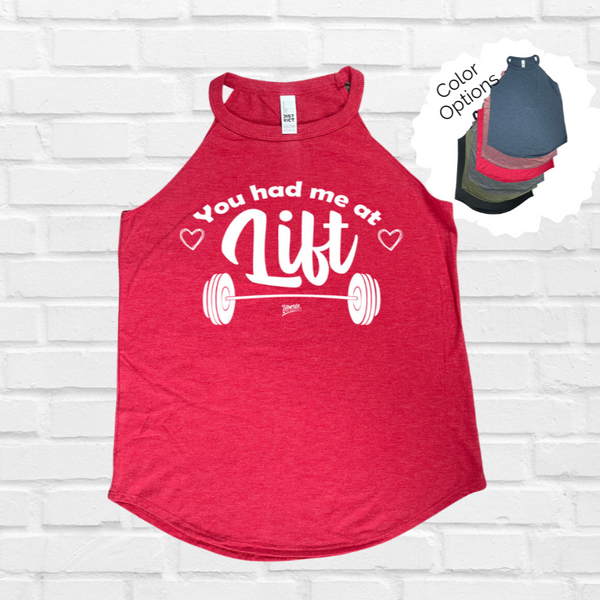 You had me at lift rocker tank - Liberte Lifestyles Fitness tanks