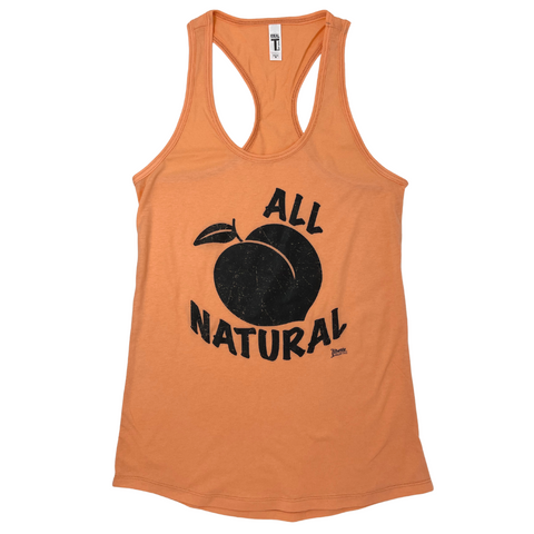Liberte Lifestyles Fitness Gym Apparel & Accessories - all natural peach gym tank top for women