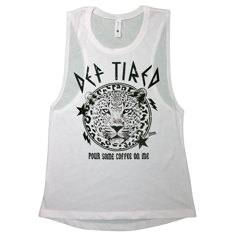 Liberte Lifestyles Gym Fitness Apparel and accessories - definitely def tired muscle tank