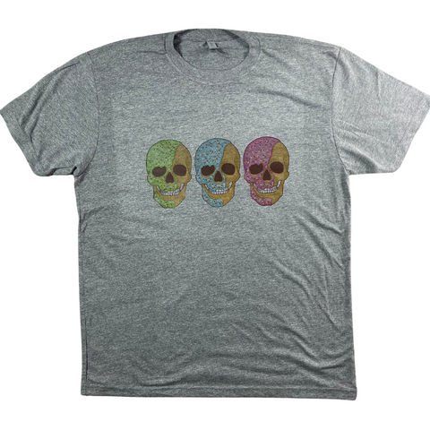 Liberte Lifestyles Frosted Skulls t-shirt - gym fitness apparel & accessories