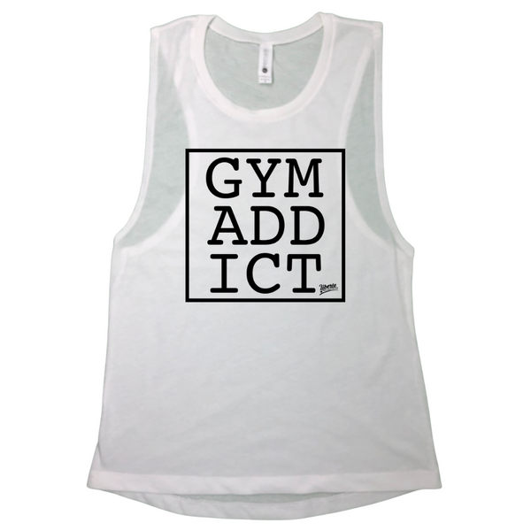 Liberte Lifestyles Gym Addict Muscle Tank - fitness apparel and accessories for crossfit gym weightlifting