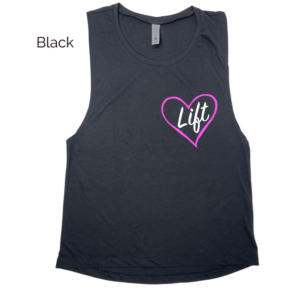 Heart to lift, love lifting valentines day tank - liberte lifestyles gym fitness apparel and accessories