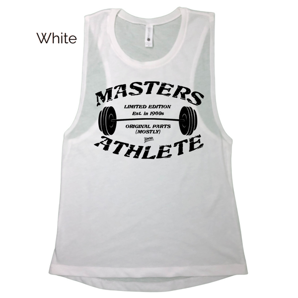 Masters Athlete Muscle Tank - crossfit masters muscle tank - Liberte Lifestyles apparel for gym