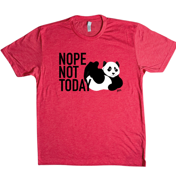 Liberte Lifestyles Gym Fitness Apparel & Accessories - nope not today panda t-shirt k for crossfit weightlifting casual 