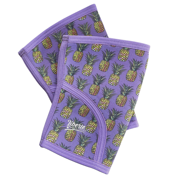 5mm Pineapple Print Knee Sleeves (Pair)