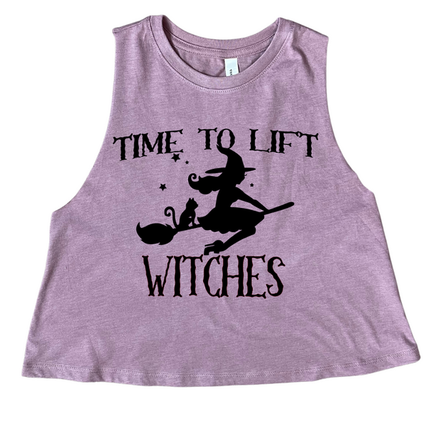 Time to Lift Witches Crop Tank