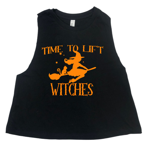 Time to Lift Witches Crop Tank