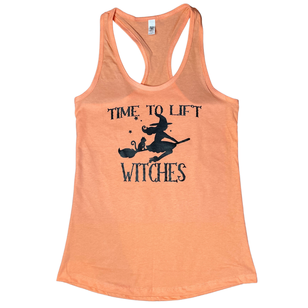 Liberte Lifestyles Halloween Gym Tank top Time to lift witches